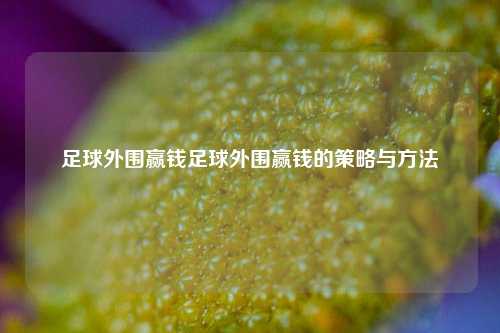 足球外围赢钱足球外围赢钱的策略与方法